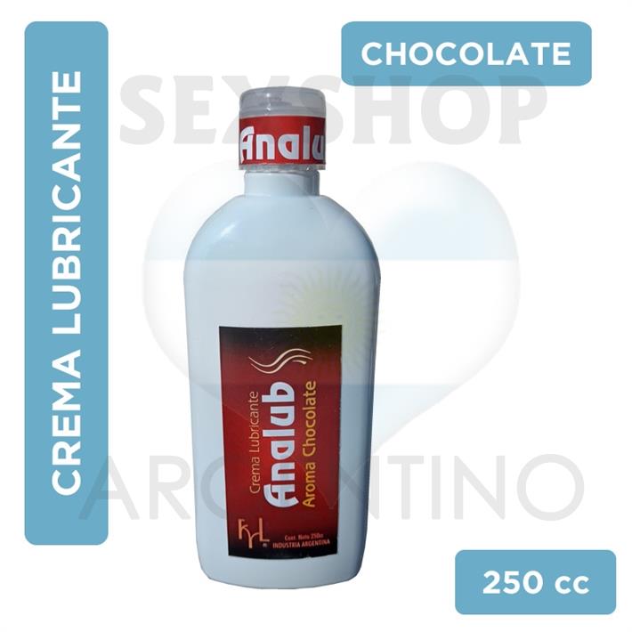 Crema lubricante chocolate 250 cc
